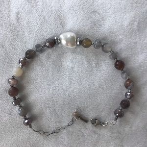 Chan Luu Pearl and moonstone bracelet.